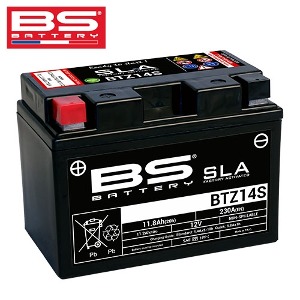 BS 배터리 12V 11.8A BTZ14S NC750X/CB1100/ST1300/맥심400 (유아사 YTZ14S)