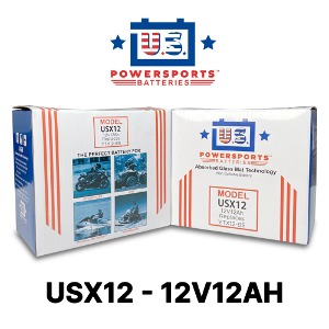 배터리 US 12V12AH USX12 (YTX12-BS)