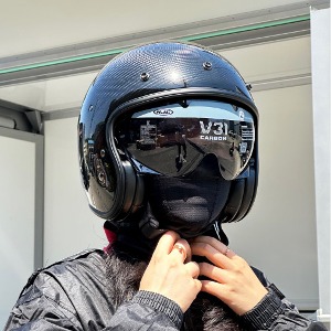 홍진 HJC 헬멧 V31 레트로 카본 오픈페이스